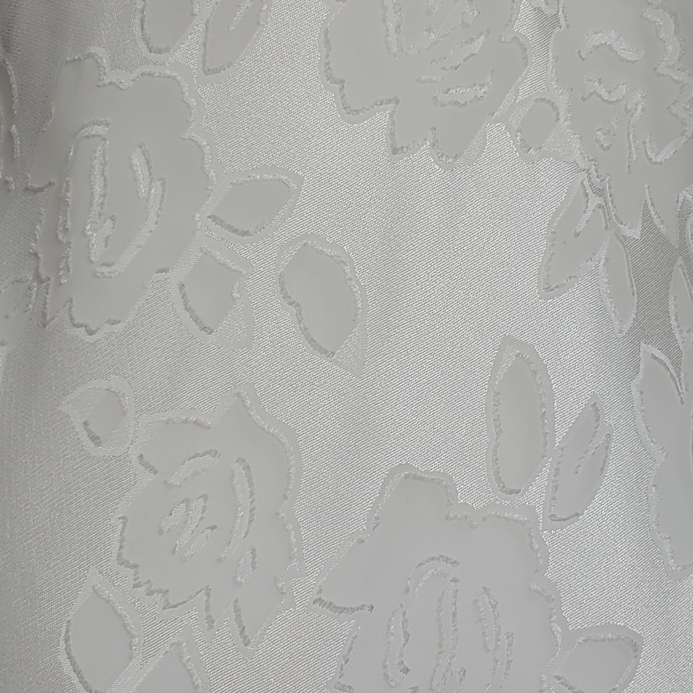 Vintage gold label nightgown with 23.5" slit, subtle floral sexy chemise medium - Picture 9 of 13